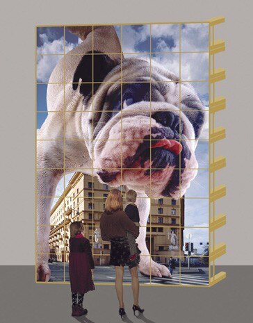 Oleg Kulik, <i>Architectural Extravagancies</i>, 2002. Per gentile concessione Galeria Rabouan Moussion
