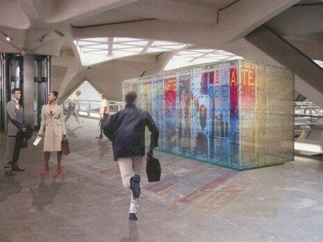 Carlos Trullenque, Juan y Marta Orts Herron, progetto per la mostra <i>Ephemeral Architecture</i> alla stazione della metropolitana Alameda a Valencia. Curatore Vicente Guallart
