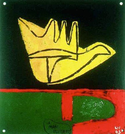 Le Corbusier <i>, La main ouverte, 1963
