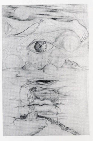 Fantasia, 1944, matita su carta