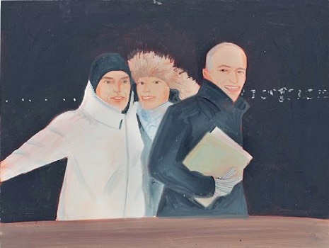Alex Katz, <i>S. Petersburg</i>, olio su tavola, 2003
