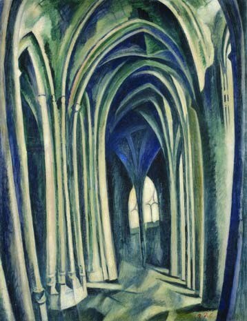 Robert Delaunay, <i>Saint-Séverin n.3</i>, 1909-10. Solomon R. Guggenheim Museum 