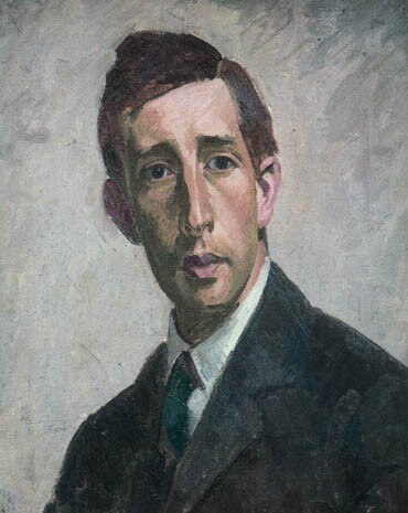 Henry Lamb, <i>Leonard Woolf</i>, 1912, 
olio su tela, 51,1 x 40,6 cm, Collezione privata
