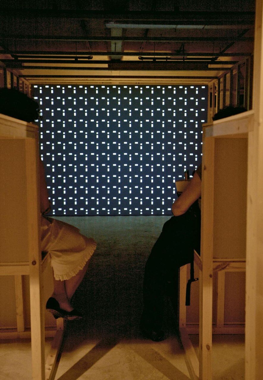 Alexandre
Singh, <i>The Marque of
the Third Stripe</i>, 2007.
Installazione e video,
East International,
Norwich