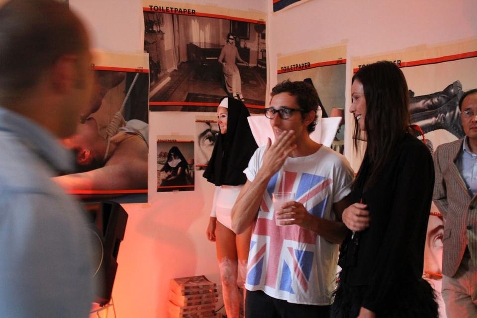 Pierpaolo Ferrari, co-direttore di <i>Toilet Paper</i> con Maurizio Cattelan.