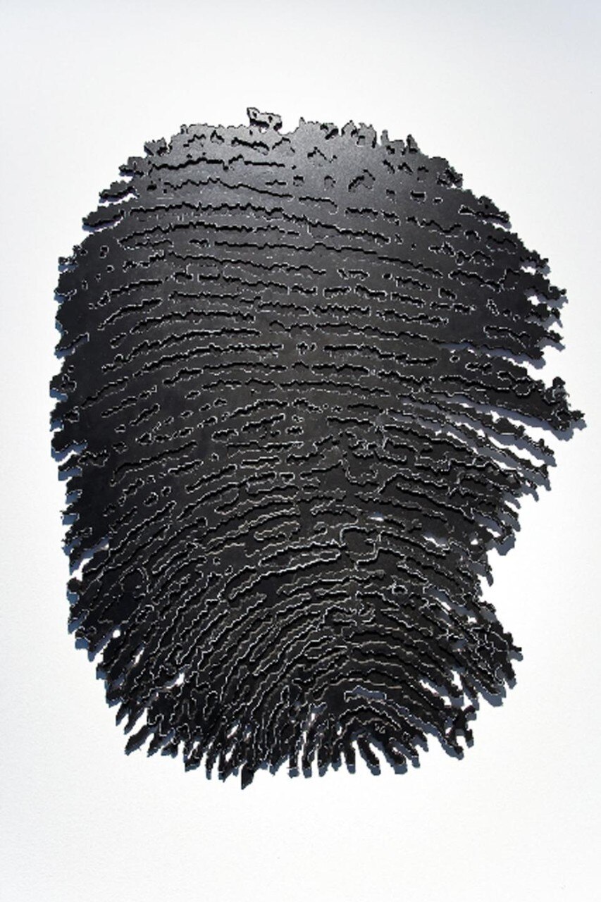 <i>Can’t put my finger on</i>, 2010. Pvc, 3 opere: 60 x 80 cm x 6 mm.