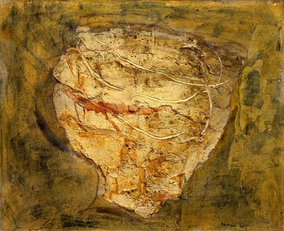 Jean Fautrier, <i>Otage</i>, 1943
Mixed media, 46 x 38 cm
© 2010 Artists Rights Society (ARS), New York/ADAGP, Paris, Courtesy Galleria Tega, Milan

