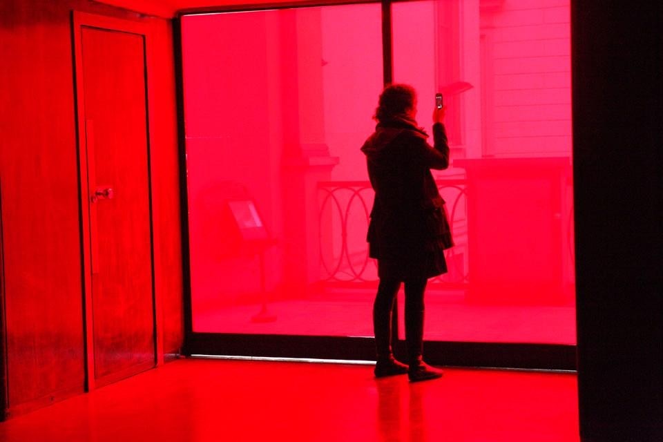 Uno scorcio del foyer