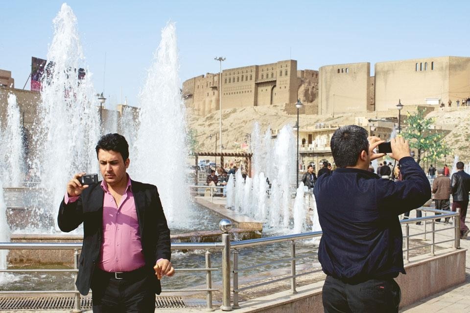 Il parco pubblico Parki Shar, ai piedi della Cittadella di Erbil, il cui restauro è stato avviato di recente. L’unesco la vuole includere tra i siti Patrimonio dell’Umanità
