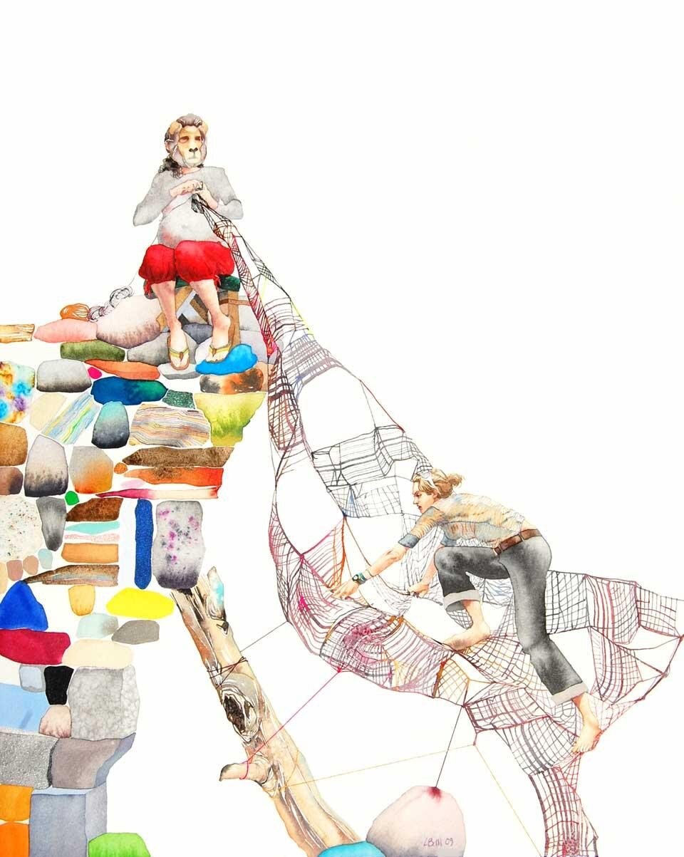 Laura Ball, <i>Web</i>, 2009. Per gentile concessione dell'artista e della Morgan Lehman Gallery, NY