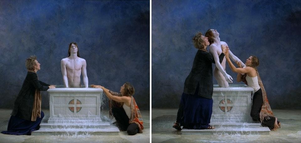 Bill Viola, <i>Emergence</i>, 2002. Photo Kira Perov
