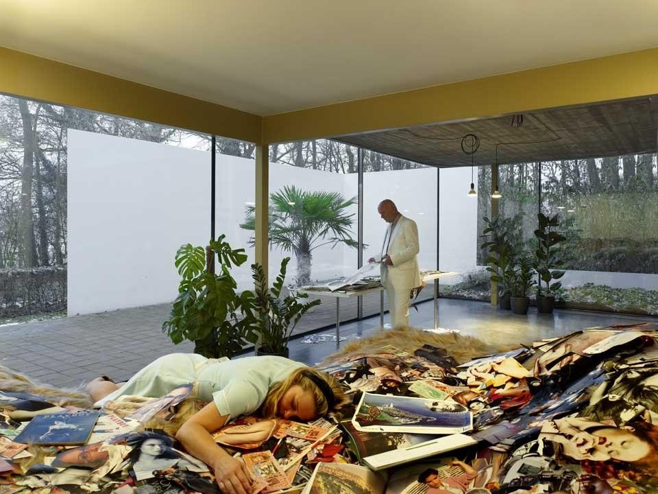 Katleen Vermeir & Ronny Heiremans, <i>The Residence (a wager for the afterlife)</i>, 2012. Copyright the artists. Produzione di Limited Editions vzw con il supporto di Flanders Audiovisual Fund e the Flemish Community. Coproduzione: Argos, centre for art and media (Brussels), C-Mine (Genk), Cultuurcentrum (Bruges), deBuren (Brussels), Extra City Kunsthal (Antwerp), FLACC (Genk), Manifesta 9 Limburg (Genk) and Triodos Fonds. Supporto per la ricerca artisti in residenza al CEAC (Xiamen), TIM (Beijing).