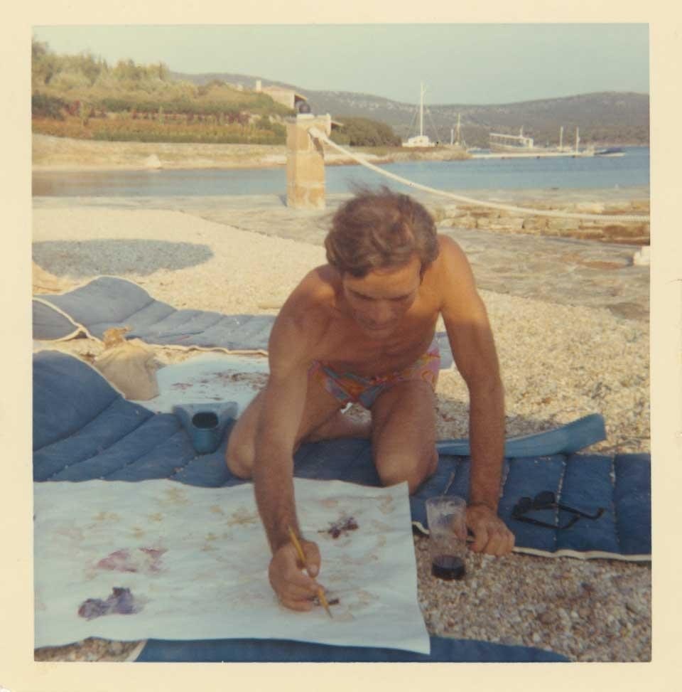 Pier Paolo Pasolini al mare