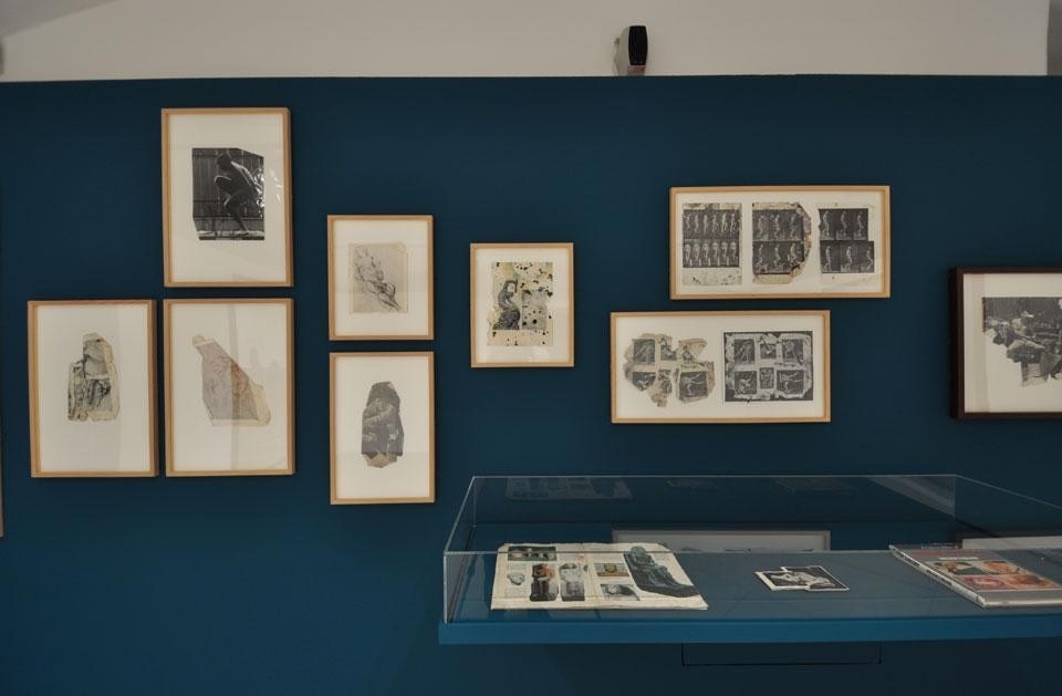 Sezione dedicata all’archivio iconografico proveniente dallo studio di Francis Bacon. Photo Martino Margheri. Courtesy CCC Strozzina, Firenze