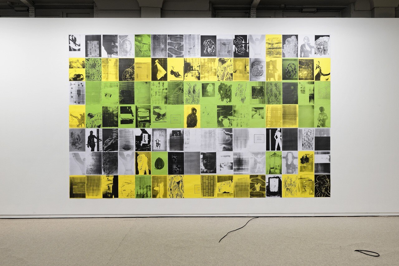 “L’epoca, gli umori, i valori, l’attenzione”, veduta della mostra alla Fondation d'entreprise Ricard