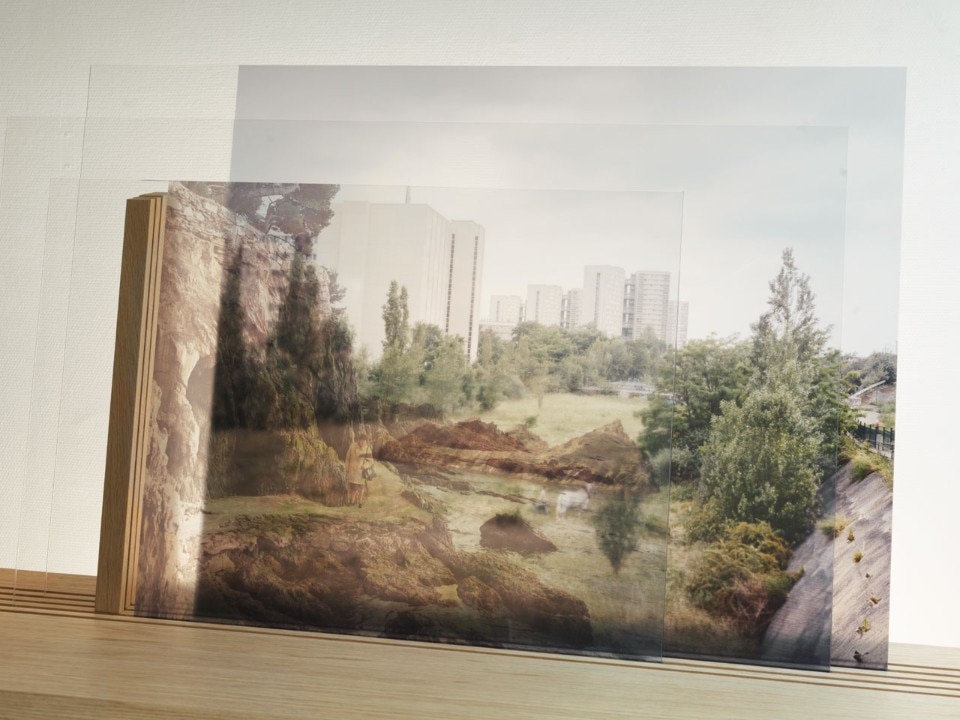 Vista della mostra “Twice, Cyrille Weiner et Grégory Lacoua”, Galerie Laurent Mueller, Parigi