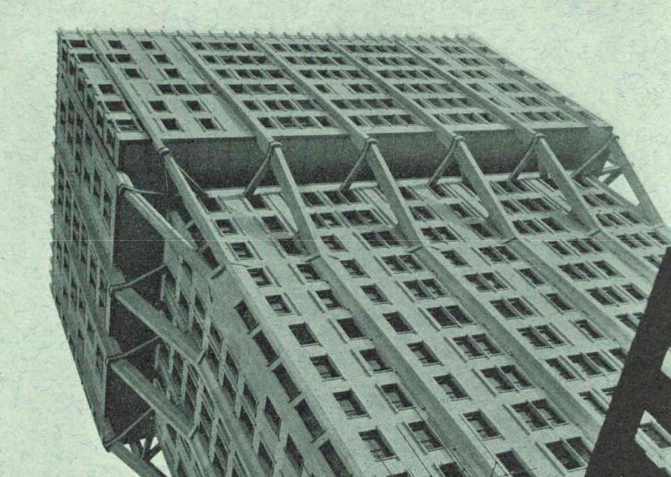 Reconstruction after the war in Milan: the Velasca Tower of BBPR