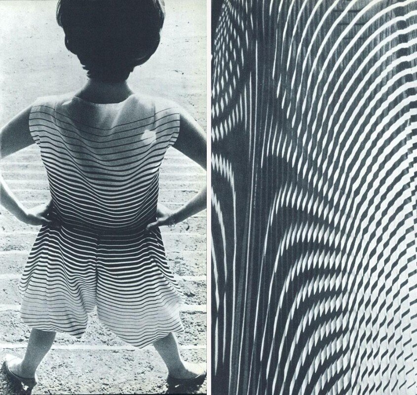 Modelli di Germana Marucelli e Getulio Alviani.