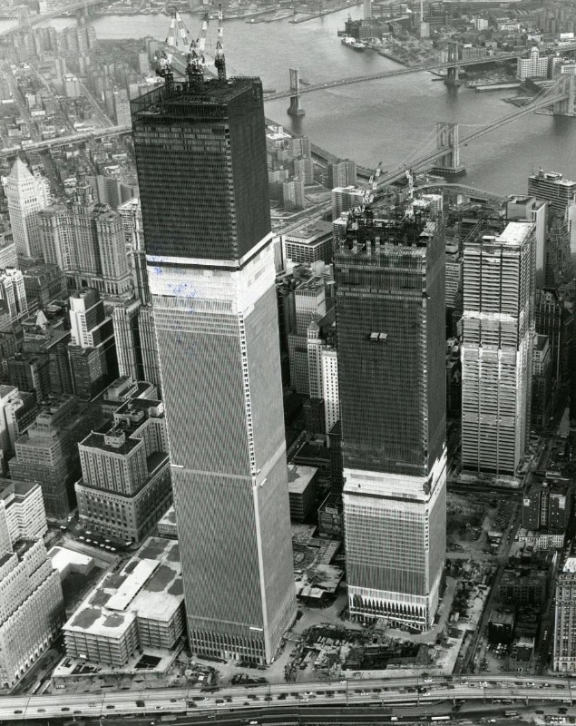 Il World Trade Center di New York, da Domus 524/luglio 1973.