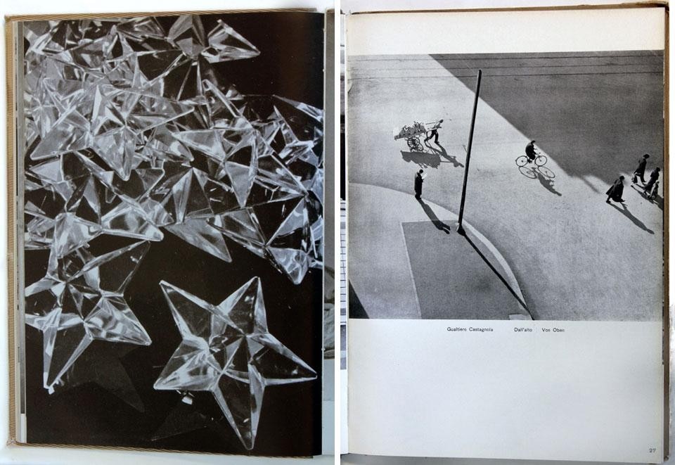 Annuario Domus 1943, <i>Fotografia. Prima rassegna dell’attività fotografica italiana</i>. Sinistra: fotografia di Giulio Galimberti. Destra: fotografia di Gualtiero Castagnola
