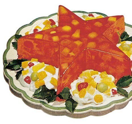 Budino Jell-O® “Cocktail di frutta d’estate”, da ‘Ladies’ Home Journal’, dicembre 1949