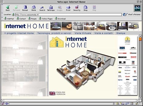 Le webcam permettono di effettuare una visita virtuale dell’Internet Home di Milano
