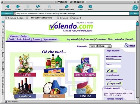 Il supermercato online Volendo.com offre un’ampia scelta di merci acquistabili via Internet