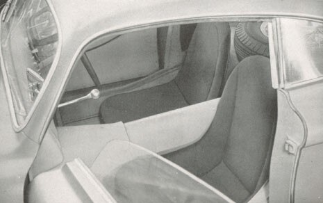 Vettura Abarth. Foto Domus 248/50