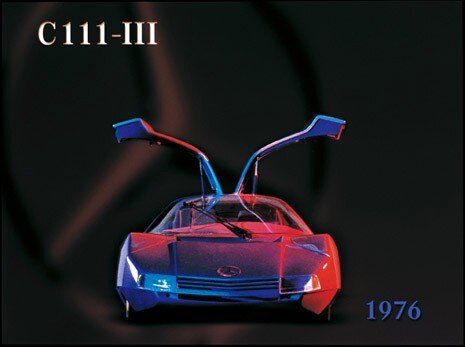Mercedes C111-III, 1976