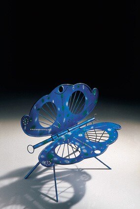 <i>Mariposa</i>, panchetta, Riccardo Dalisi, 1989, Zanotta