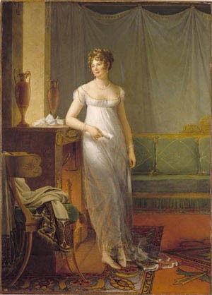 François-Pascal-Simon Gérard, <i>Madame Charles-Maurice de Talleyrand-Périgord, Princess de Bénévent (née Catherine Noele Worlée, later Madame George Francis Grand, 1762–1835)</i>, ca. 1808. olio su tela, The Metropolitan Museum of Art, New York, Wrightsman Fund

