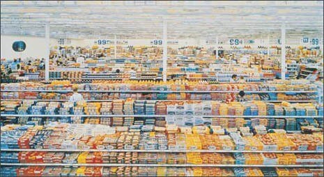 Andreas Gursky, 99 Cent  1999. UBS Art Collection © Andreas Gursky
