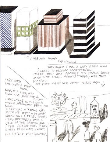 Disegno del 1990 circa (© Sottsass Associati) 