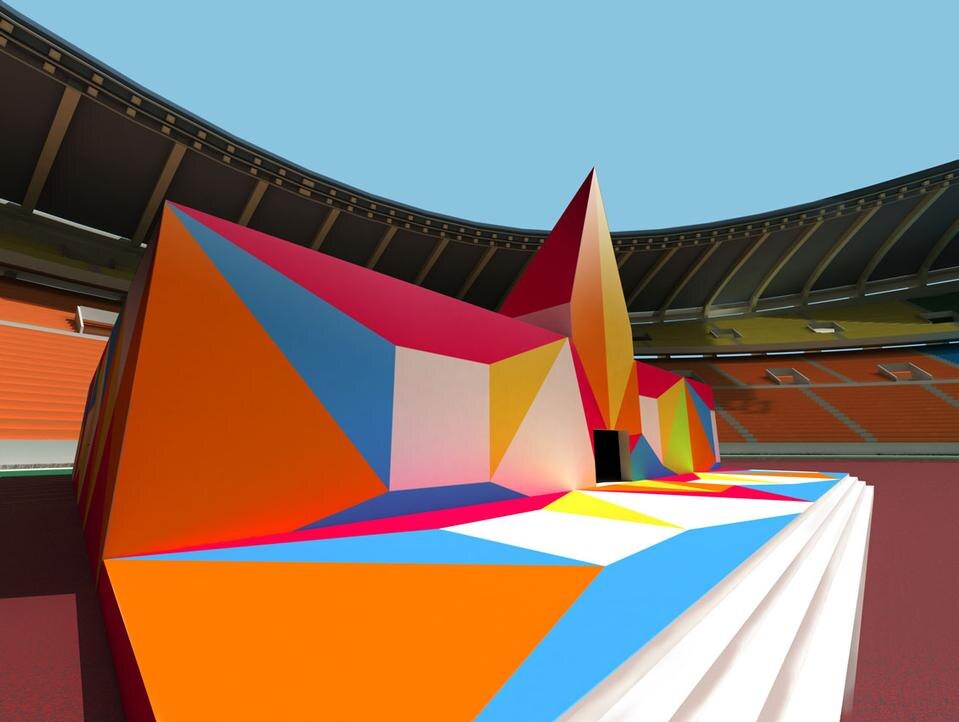Il padiglione disegnato dallo Studio Mendini