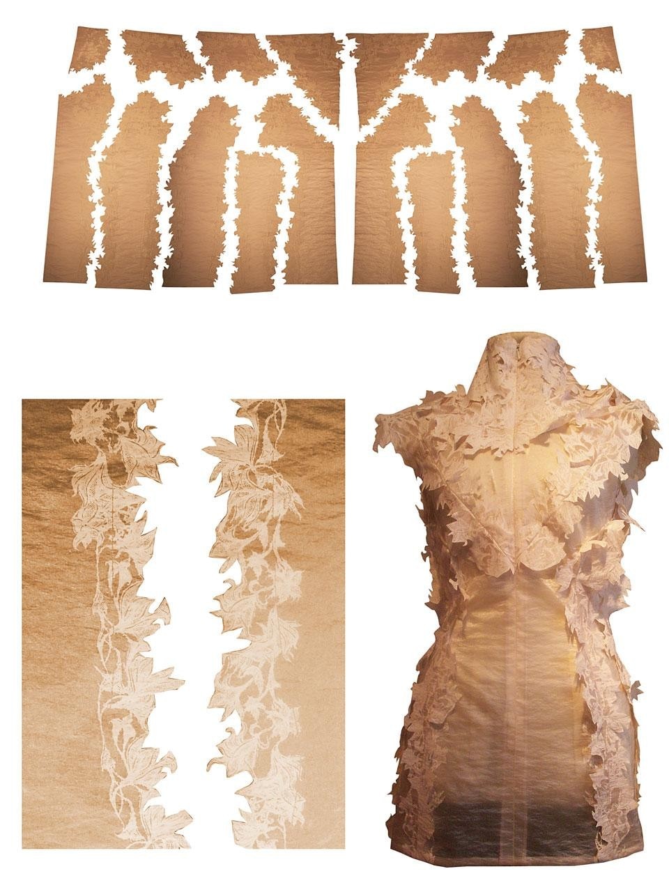 Sfruttando innovative
tecniche di taglio, Liu ha
messo a punto una soluzione
per ridurre gli scarti di stoffa
(www.stique.com)