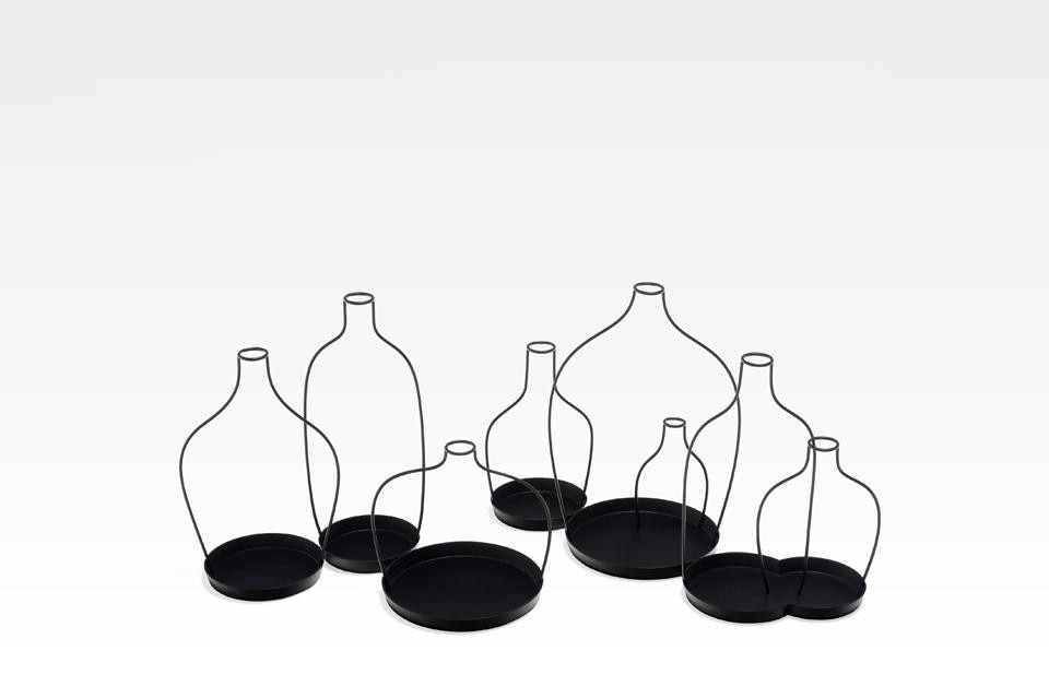 Nendo, vaso della collezione thin black lines, 2011