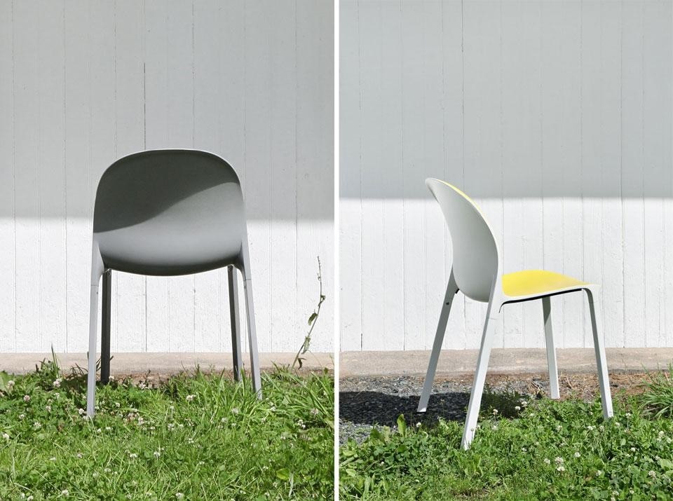 Nuova sedia OAC (Olivares Aluminium Chair), disegnata da Jonathan Olivares per Knoll. Photo Yoo Jean Han