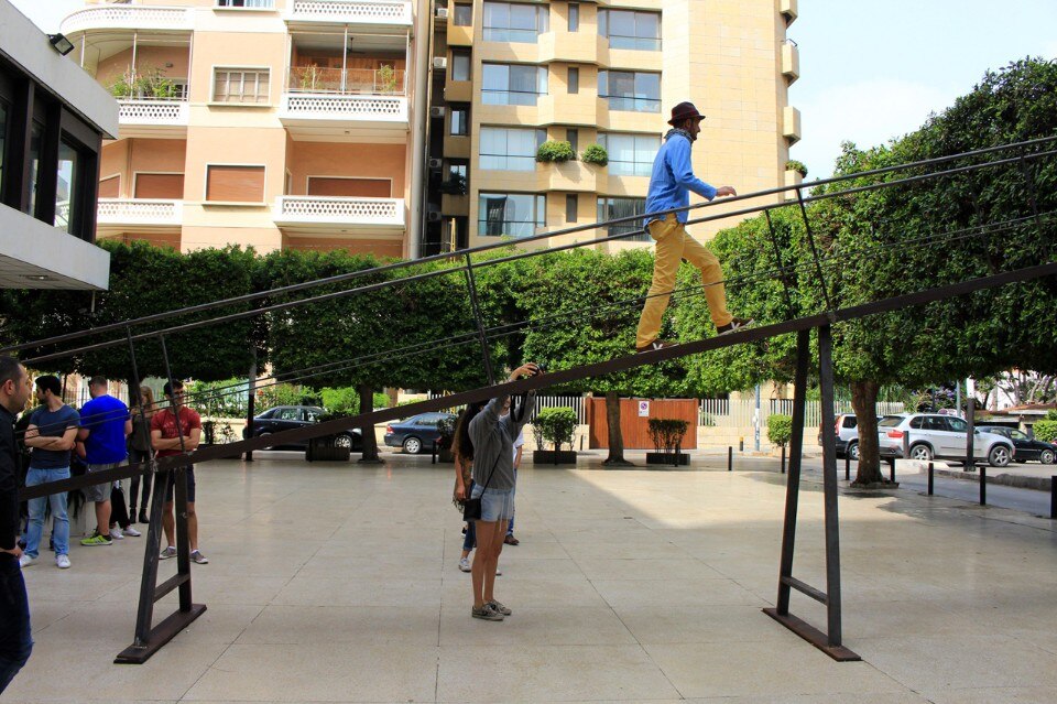 Silence, “in-between”, Gefinor Plaza, Beirut, 2016