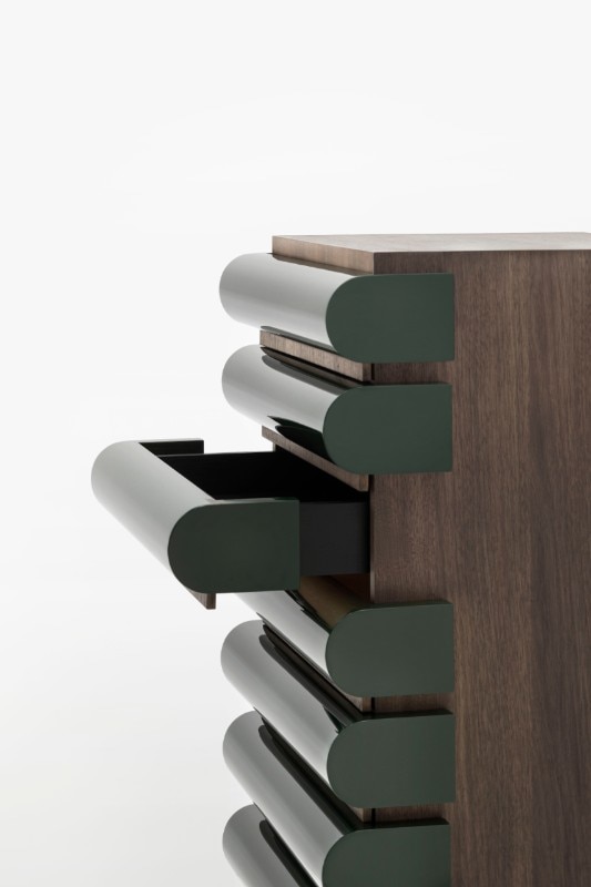 Storet, the set of drawers designed by Nanda Vigo. Photo Alberto Strada