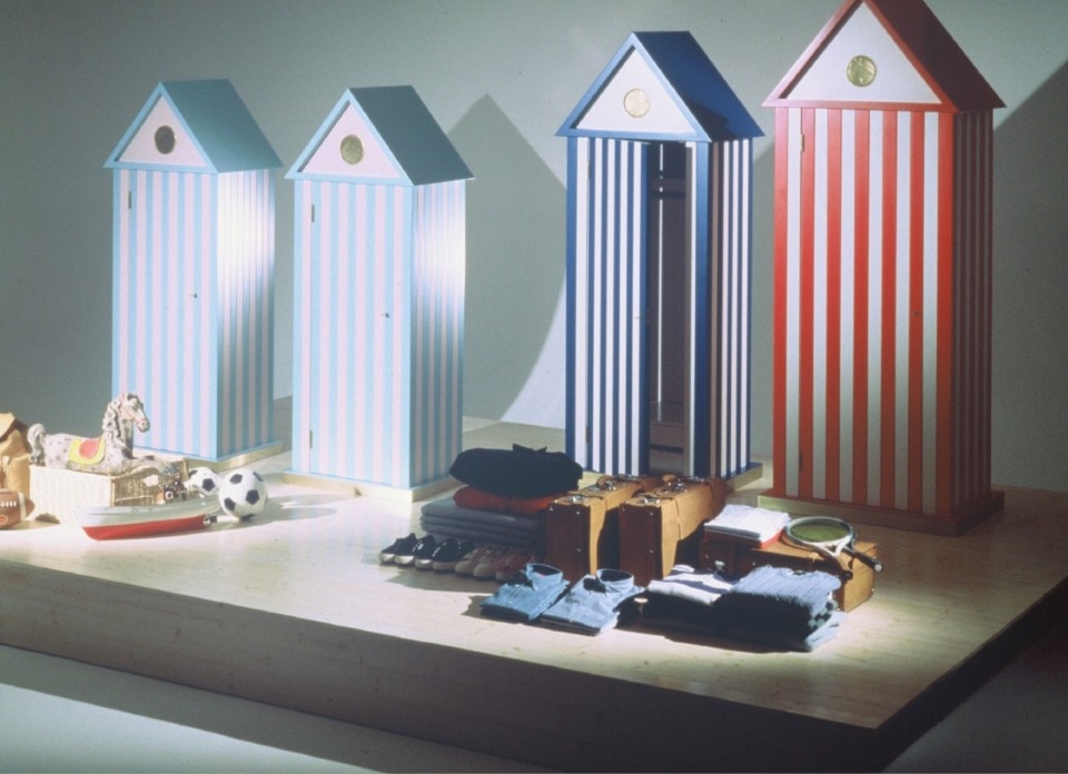 Aldo Rossi, armadio Cabina dell’Elba, 1980-82. Courtesy Bruno Longoni Atelier d’arredamento