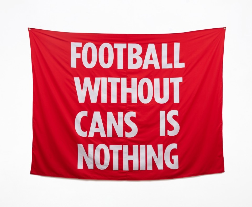 Corbin Shaw, "Football Without Fans Is Nothing", 2022. Photo: Oof Gallery.