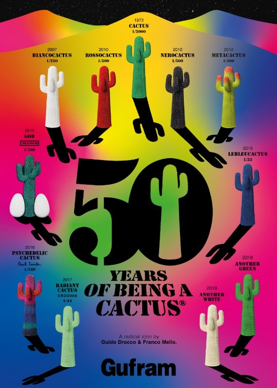 Poster “50 anni da Cactus”, Gufram