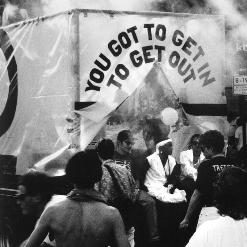 Il van del Tresor alla Love Parade, Berlino, 1991. Foto: ©Oliver Wia, Tresor Records