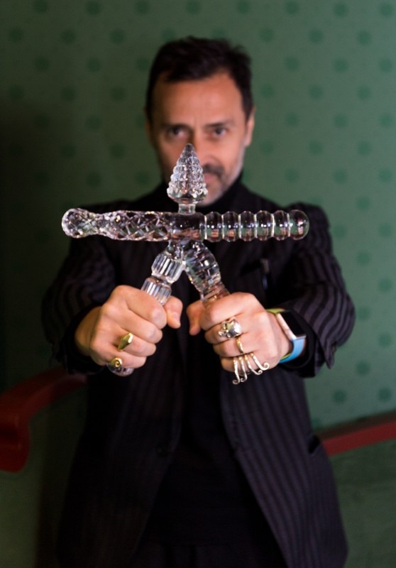 Fabio Novembre and Toyboy for Lasvit. Photo Federico Florian