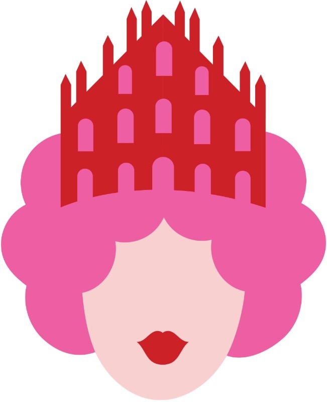 Olimpia Zagnoli, Queen of Milan, Milan Design Week, 2018. Olimpia Zagnoli, Queen of Milan, Milan Design Week, 2018.