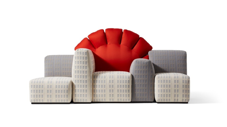 Gaetano Pesce, Tramonto a New York, limited edition sofa, Cassina. Foto Luca Merli