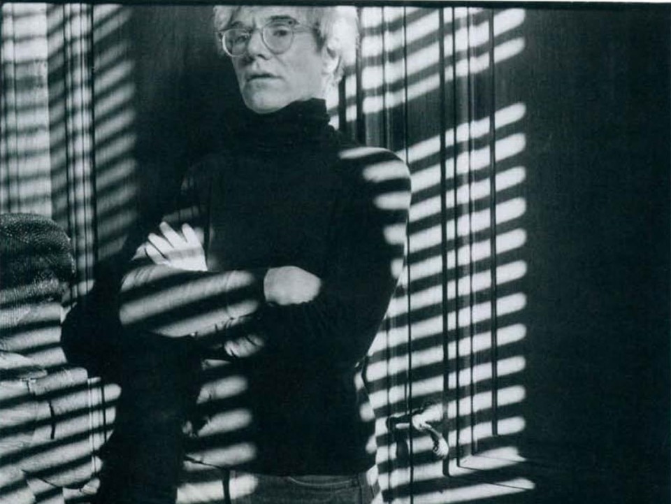 Portrait of Andy Warhol, photo Julian Simmonds / Graziana Neri