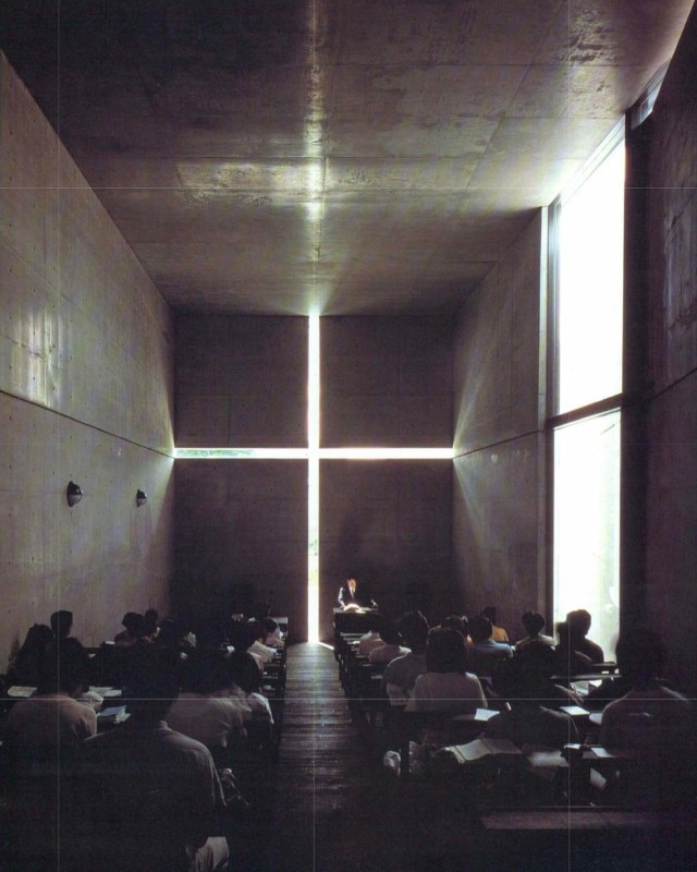 Tadao Ando, Chiesa della luce, Osaka, 1989. Foto Yoshio Shiratori