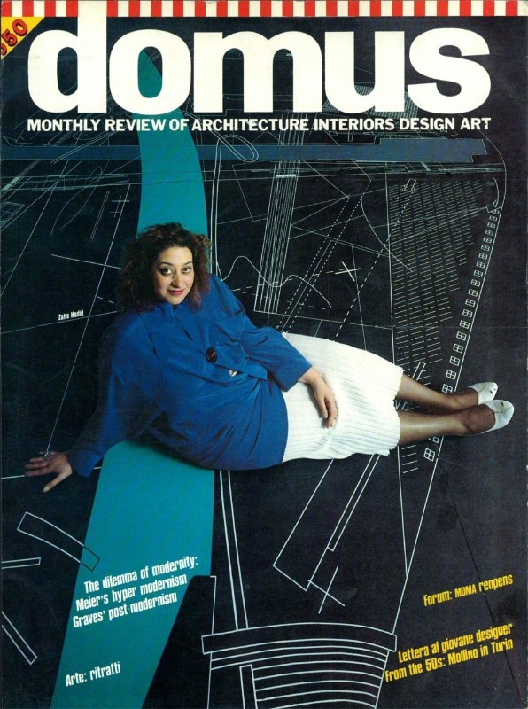 zaha hadid, domus cover 650, 1984