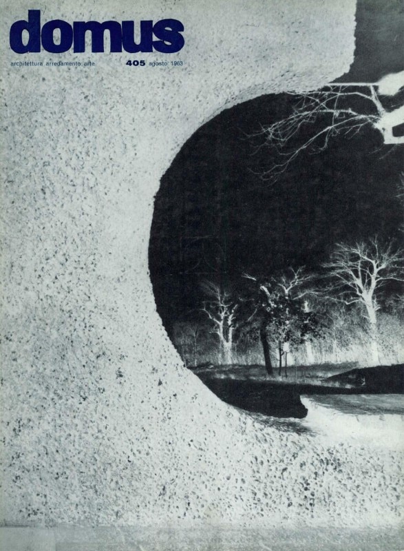 Vico Magistretti , villa, Ello, Domus 405 cover, 1963 Vico Magistretti , villa, Ello, Domus 405 cover, 1963